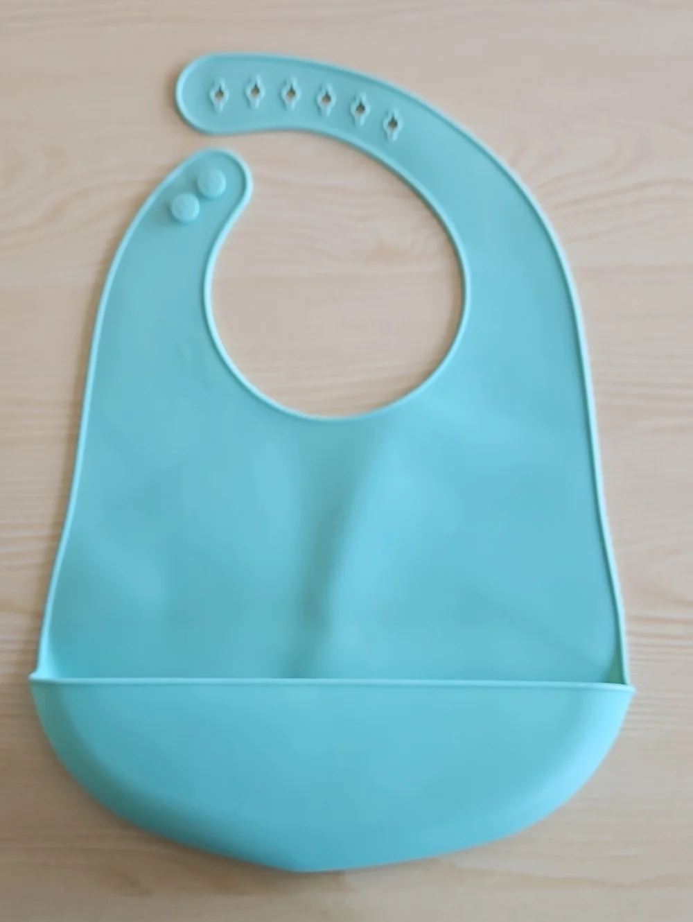 Silicone Baby Bib - Mint Teal Waterproof Feeding Bib
